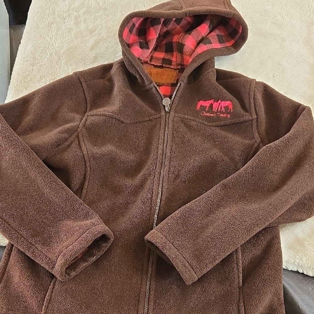 Outdoor Trading Brown Fleece Performance Jacket